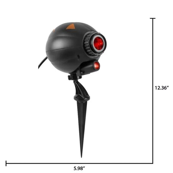 Cascading Red Blood Drip Light Halloween Prop Projection Yard Decoration Horror - Picture 7 of 9